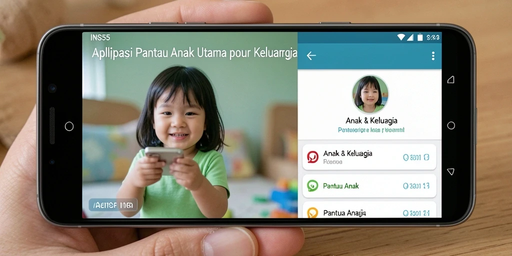 Tampilan antarmuka pengguna INS55 yang menarik dan informatif.