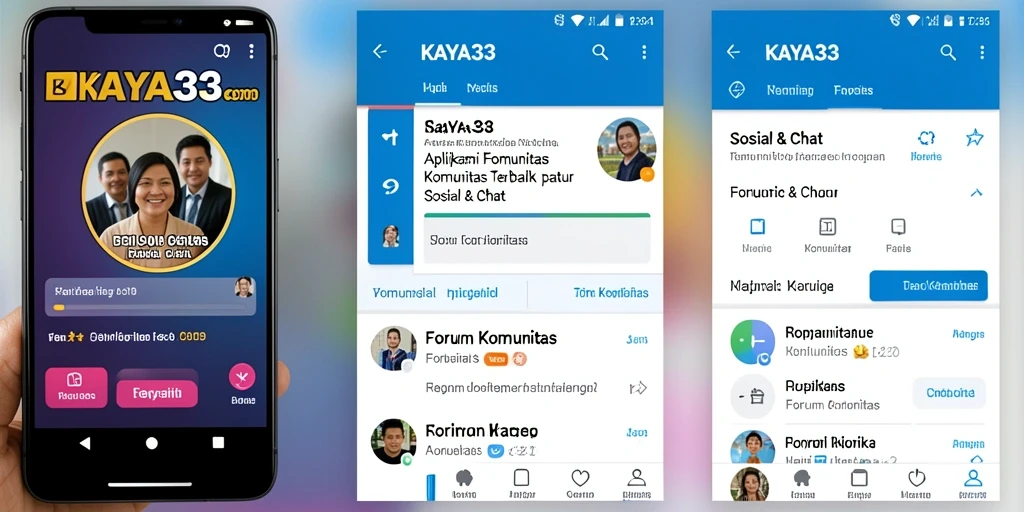 Tampilan antarmuka KAYA33 yang ramah pengguna untuk diskusi komunitas.