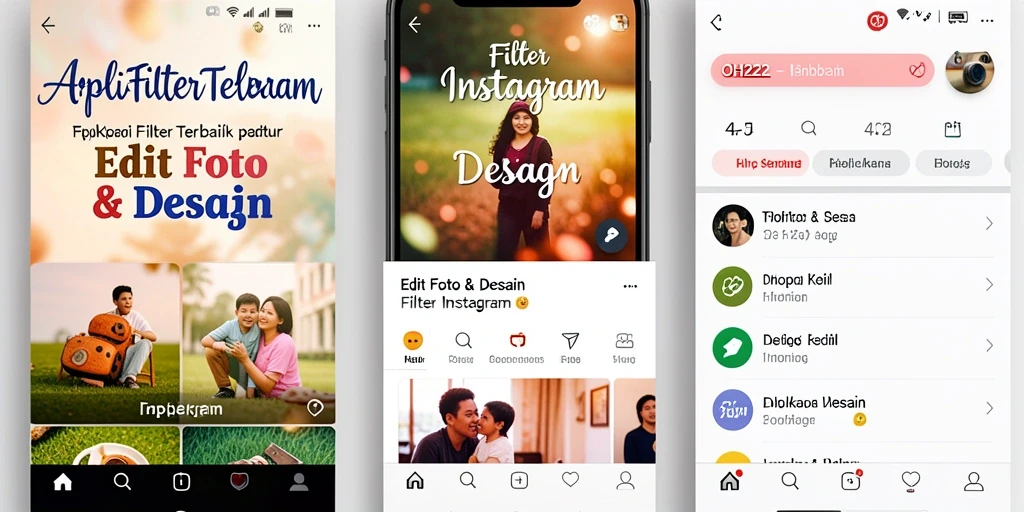 Antarmuka OH222 menunjukkan alat editing yang user-friendly dan filter yang variatif.