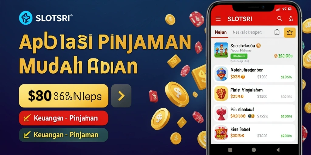Antarmuka aplikasi SLOTSRI yang sederhana dan mudah digunakan.